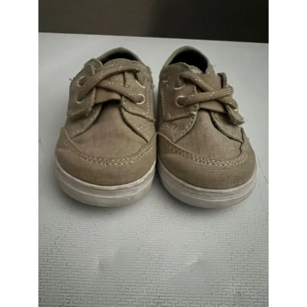 Sperry Boat Shoes Memory Foam Casual Tan Toddler Shoes Size 3M‎